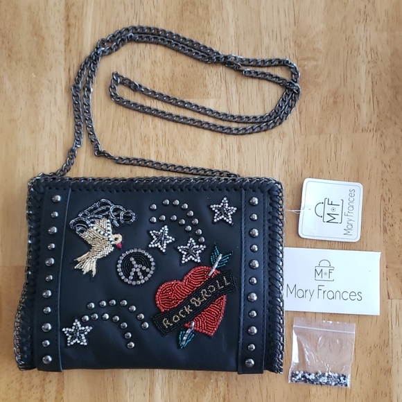Mary Frances Escape Embellished Leather Crossbody - Picture 4 of 6
